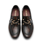 Elegant Brown Prada Men’s Loafers
