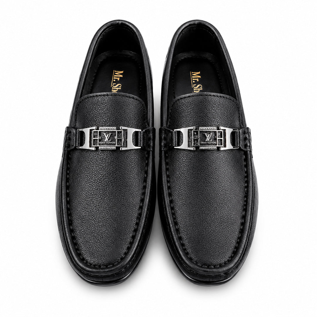Classic Black Signature Loafers