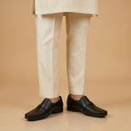 Elegant Black Leather Loafers for Men