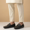 Midnight Grey Chain Loafers