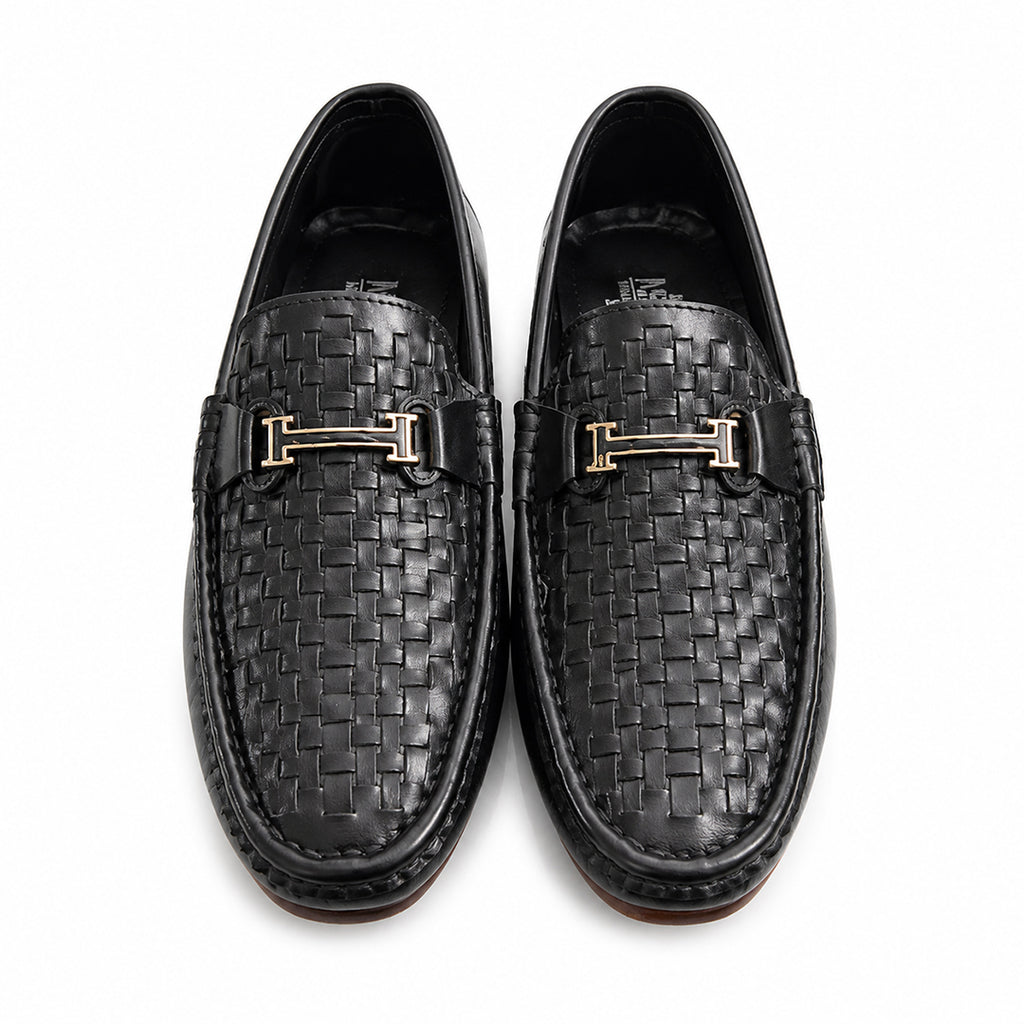 Black Croc Premium Loafers
