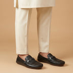 Black Croc Premium Loafers